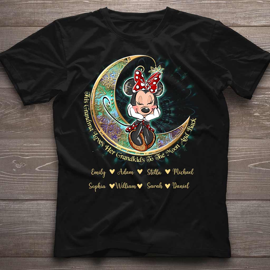Personalized Grandma Mouse T-shirt & Hoodie Gift for Grandkids