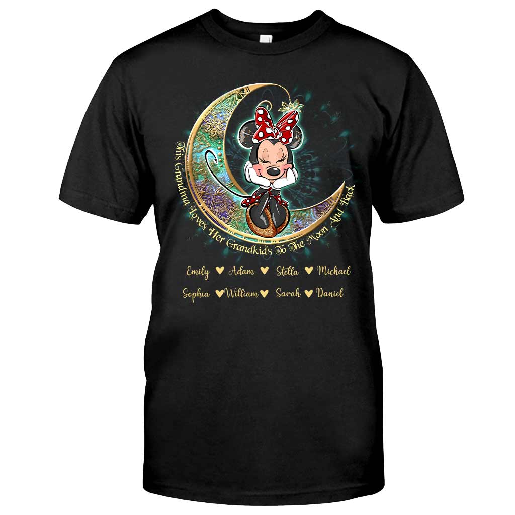 Personalized Grandma Mouse T-shirt & Hoodie Gift for Grandkids