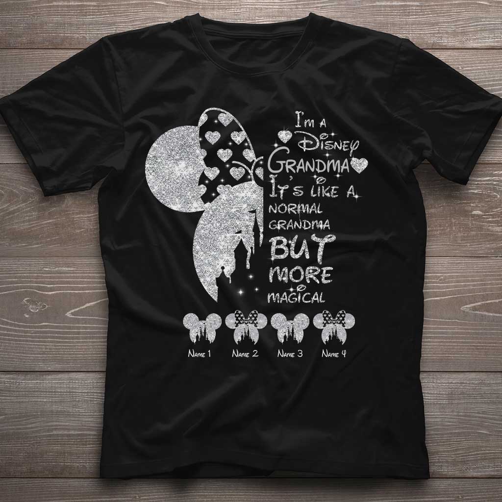 Personalized Disney Grandma T-Shirt & Hoodie Gift for Mom