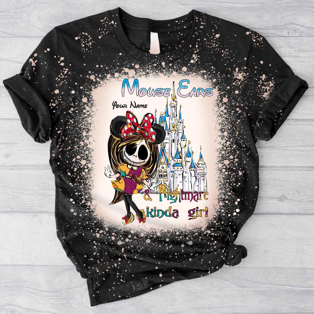 Personalized Bleached Shirt Custom Name Halloween Gift