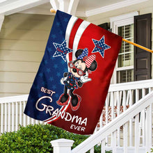 Load image into Gallery viewer, Personalized Grandma House Flag Custom Stars and Stripes Gift

