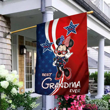Load image into Gallery viewer, Personalized Grandma House Flag Custom Stars and Stripes Gift
