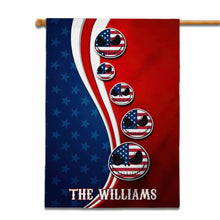 Load image into Gallery viewer, Personalized Nightmare House Flag Custom Family Name Gift
