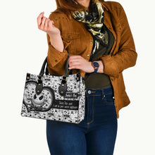 Load image into Gallery viewer, Personalized Leather Handbag Custom Name Unique Gift for Women
