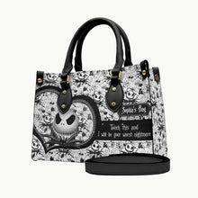 Load image into Gallery viewer, Personalized Leather Handbag Custom Name Unique Gift for Women
