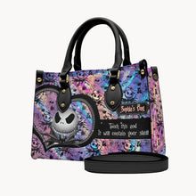 Load image into Gallery viewer, Personalized Leather Handbag with Skull Design for Women Gift
