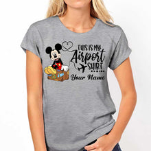 Load image into Gallery viewer, Personalized Airport Shirt Custom Name T-shirt &amp; Hoodie for Travelers

