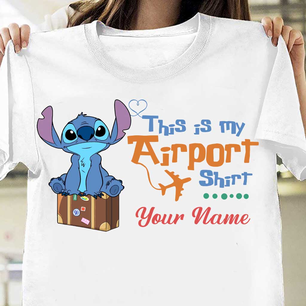 Personalized Ohana Airport T-shirt & Hoodie Custom Name Gift