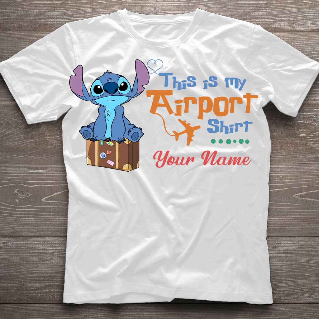 Personalized Ohana Airport T-shirt & Hoodie Custom Name Gift