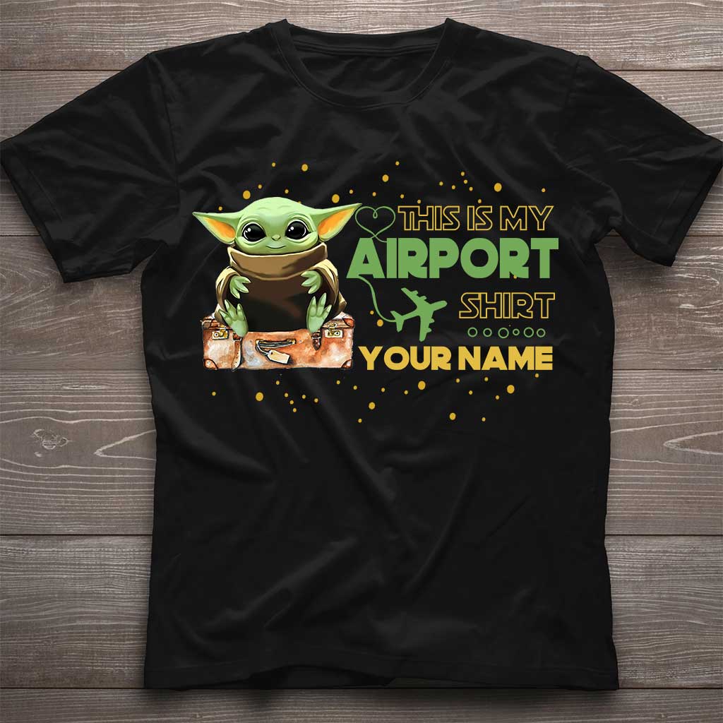 Personalized Airport Shirt Featuring Custom Name T-shirt & Hoodie