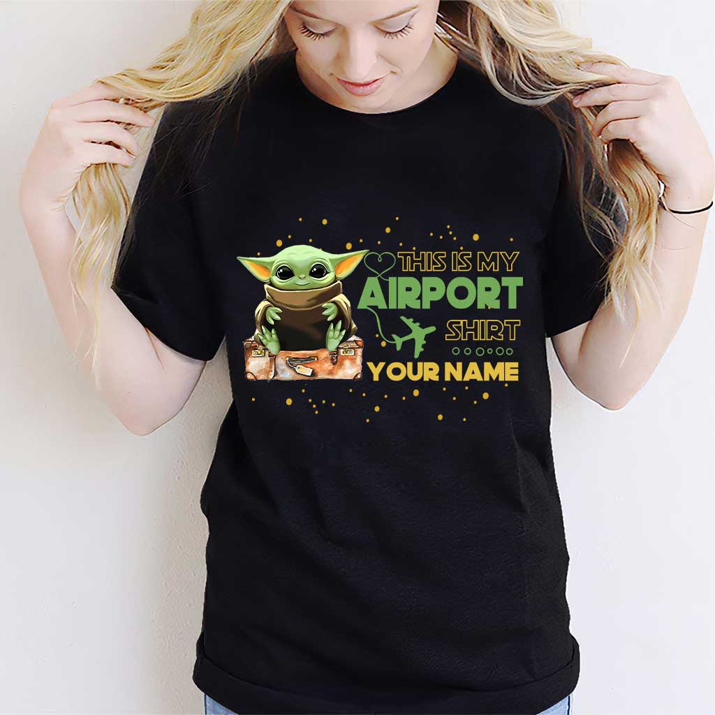 Personalized Airport Shirt Featuring Custom Name T-shirt & Hoodie