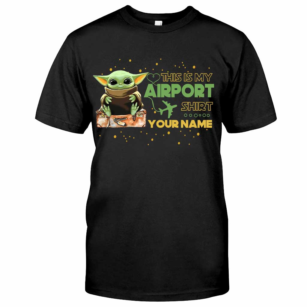 Personalized Airport Shirt Featuring Custom Name T-shirt & Hoodie