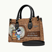 Load image into Gallery viewer, Personalized Leather Handbag Custom Name Gift for Women
