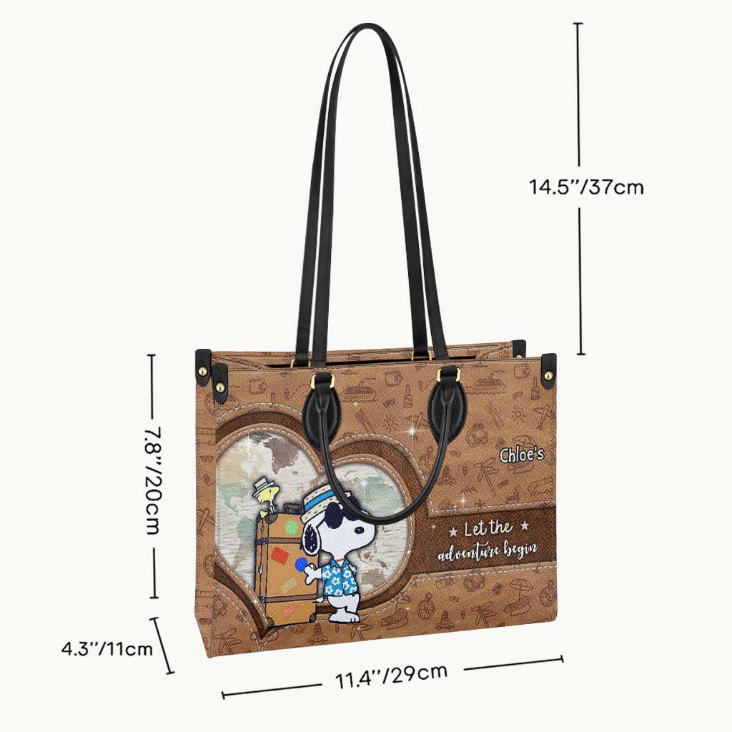 Personalized Leather Handbag Custom Name Gift for Women