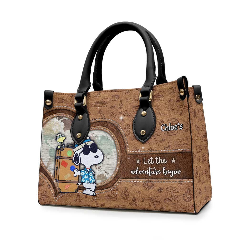 Personalized Leather Handbag Custom Name Gift for Women