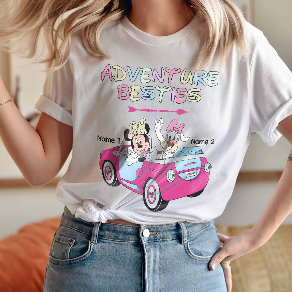 Personalized Adventure Bestie T-shirt & Hoodie Gift for Friends