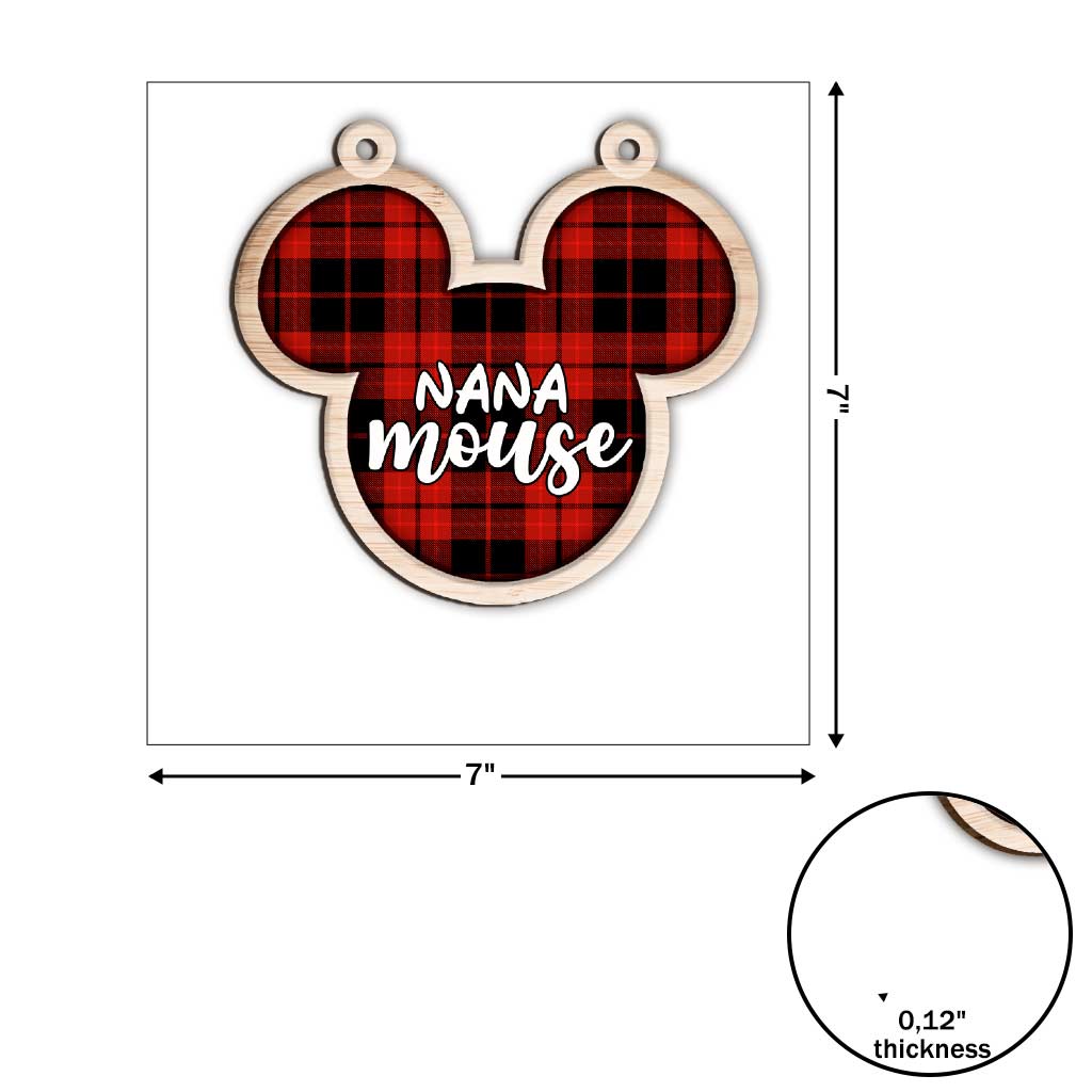 Personalized Nana Mouse Garland for Grandma | Custom Home Decor