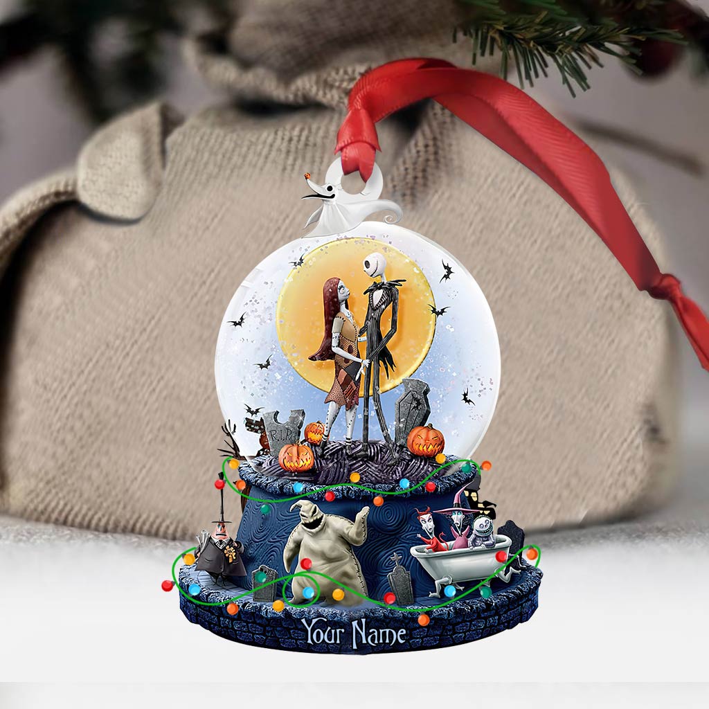 Personalized Nightmare Before Christmas Ornament Custom Name Gift