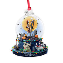 Load image into Gallery viewer, Personalized Nightmare Before Christmas Ornament Custom Name Gift
