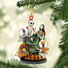 Load image into Gallery viewer, Personalized Nightmare Before Christmas Ornament with 3D Design for Unique Holiday Gift
