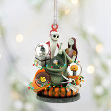 Load image into Gallery viewer, Personalized Nightmare Before Christmas Ornament with 3D Design for Unique Holiday Gift
