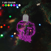 Load image into Gallery viewer, Personalized Nightmare Before Christmas LED Acrylic Ornament Gift
