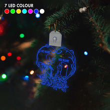 Load image into Gallery viewer, Personalized Nightmare Before Christmas LED Acrylic Ornament Gift
