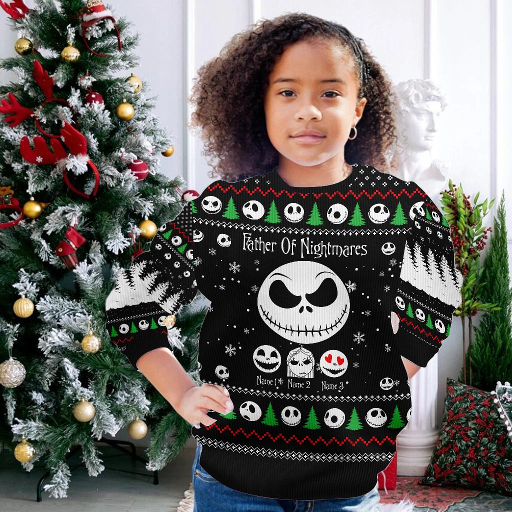Personalized Father Of Nightmares Christmas Sweater Gift