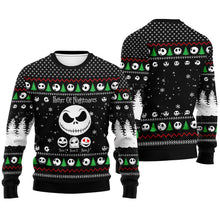Load image into Gallery viewer, Personalized Father Of Nightmares Christmas Sweater Gift
