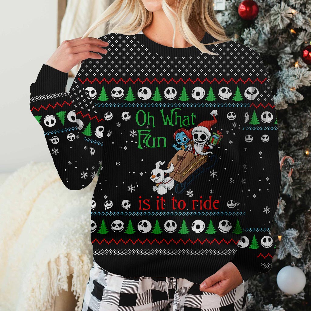 Personalized Christmas Nightmare Sweater Custom Design Gift