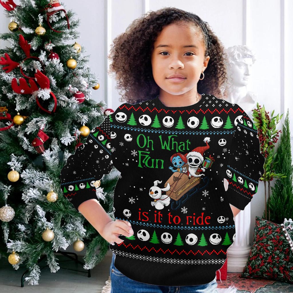 Personalized Christmas Nightmare Sweater Custom Design Gift