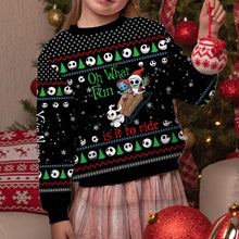 Load image into Gallery viewer, Personalized Christmas Nightmare Sweater Custom Design Gift
