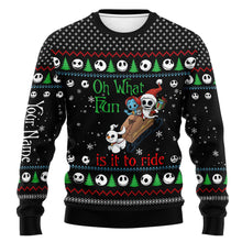 Load image into Gallery viewer, Personalized Christmas Nightmare Sweater Custom Design Gift
