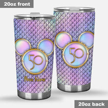 Load image into Gallery viewer, Personalized 50th Anniversary Mouse Tumbler Custom Name Gift
