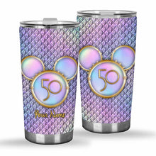 Load image into Gallery viewer, Personalized 50th Anniversary Mouse Tumbler Custom Name Gift
