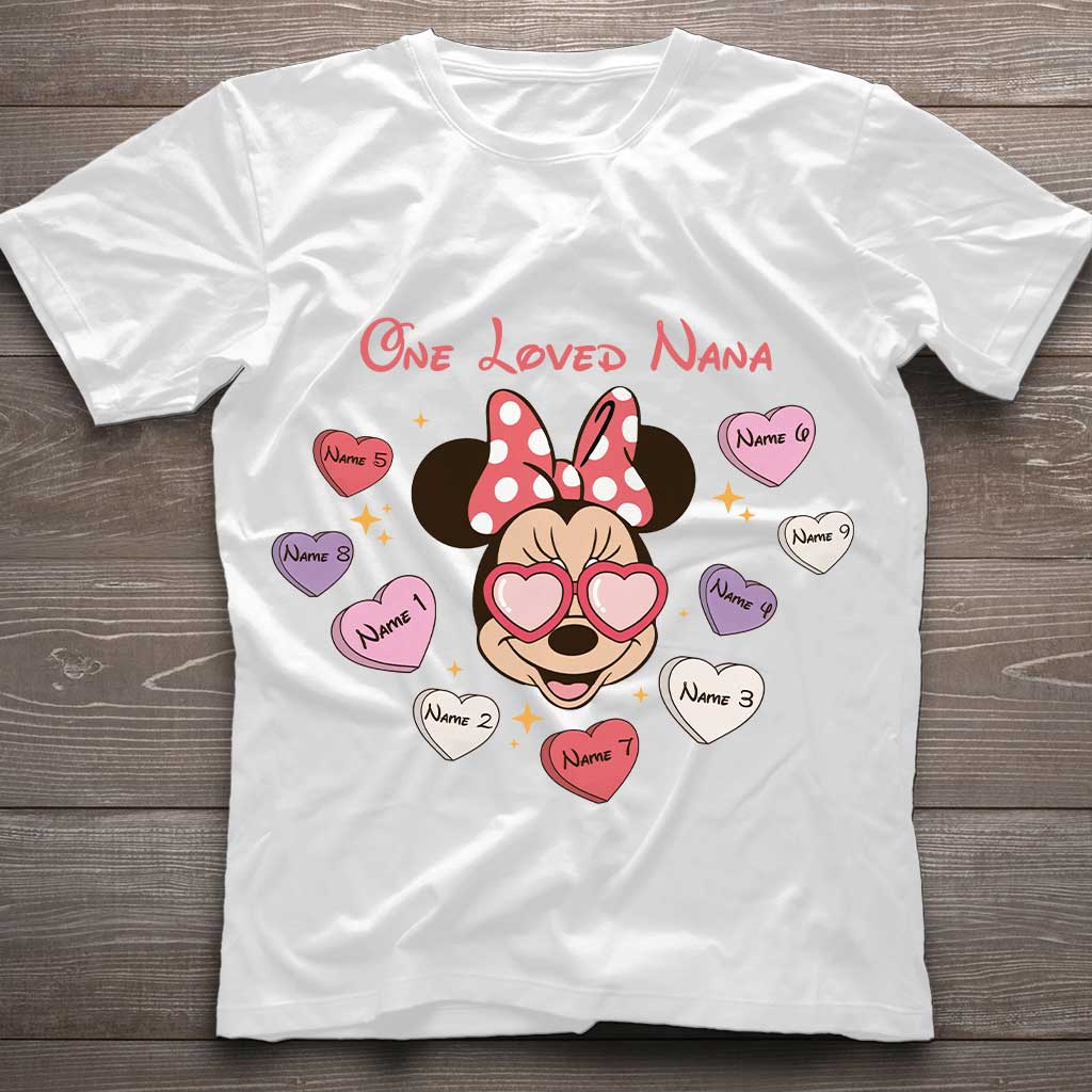 Personalized Valentine's Grandma T-Shirt & Hoodie Gift for Nana