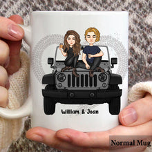 Load image into Gallery viewer, Personalized Couple Car Mug Custom Name 11oz Gift for Anniversary
