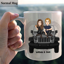 Load image into Gallery viewer, Personalized Couple Car Mug Custom Name 11oz Gift for Anniversary
