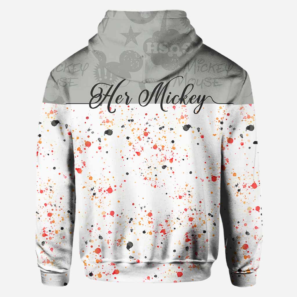 Personalized Couple Mouse Hoodies Custom Name Gift for Him & Her
