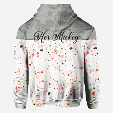 Load image into Gallery viewer, Personalized Couple Mouse Hoodies Custom Name Gift for Him &amp; Her
