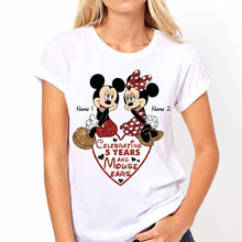 Load image into Gallery viewer, Personalized Couple Mouse T-shirt &amp; Hoodie Gift for Anniversary
