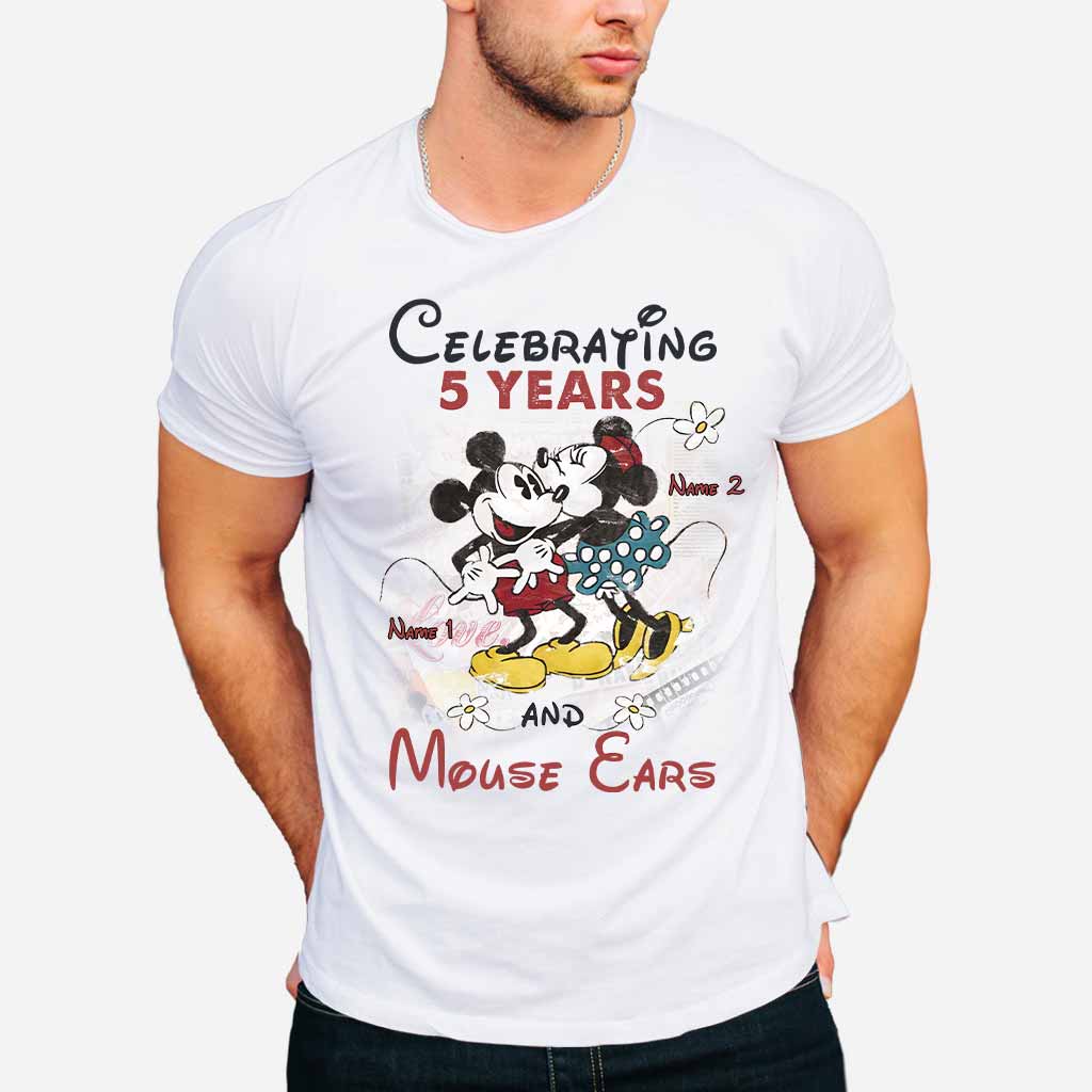 Personalized Couple Mouse T-shirt and Hoodie for Anniversary Gift