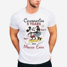 Load image into Gallery viewer, Personalized Couple Mouse T-shirt and Hoodie for Anniversary Gift

