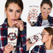Load image into Gallery viewer, Personalized Couple Tumbler with Love Quote Custom Name Gift
