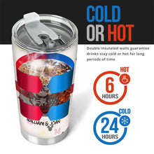 Load image into Gallery viewer, Personalized Couple Tumbler with Love Quote Custom Name Gift
