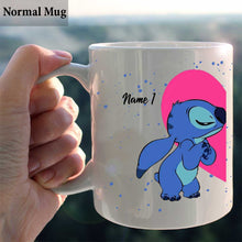 Load image into Gallery viewer, Personalized Couple Ohana Mug Custom Name Gift for Valentine’s Day
