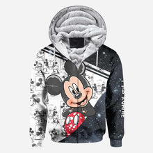 Load image into Gallery viewer, Personalized Couple Mouse Hoodies Custom Names Unique Gift
