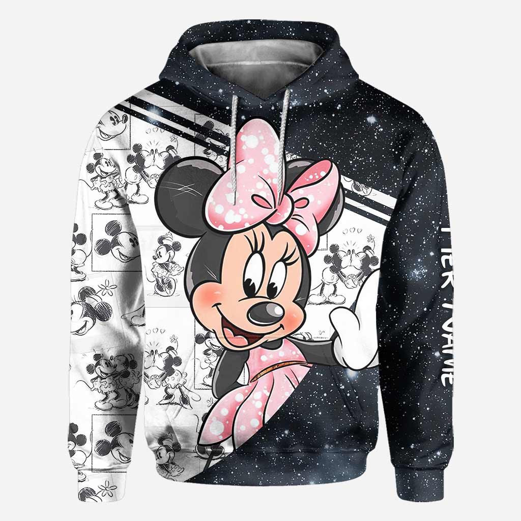 Personalized Couple Mouse Hoodies Custom Names Unique Gift
