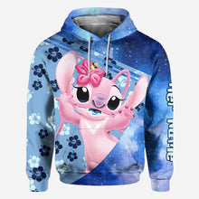 Load image into Gallery viewer, Personalized Ohana Hoodies for Couples Custom Names Gift
