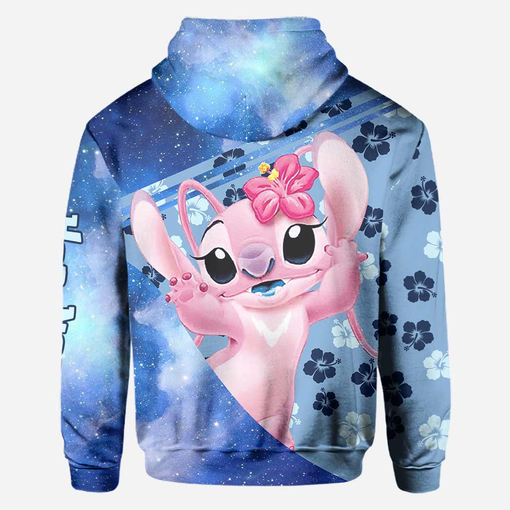 Personalized Ohana Hoodies for Couples Custom Names Gift